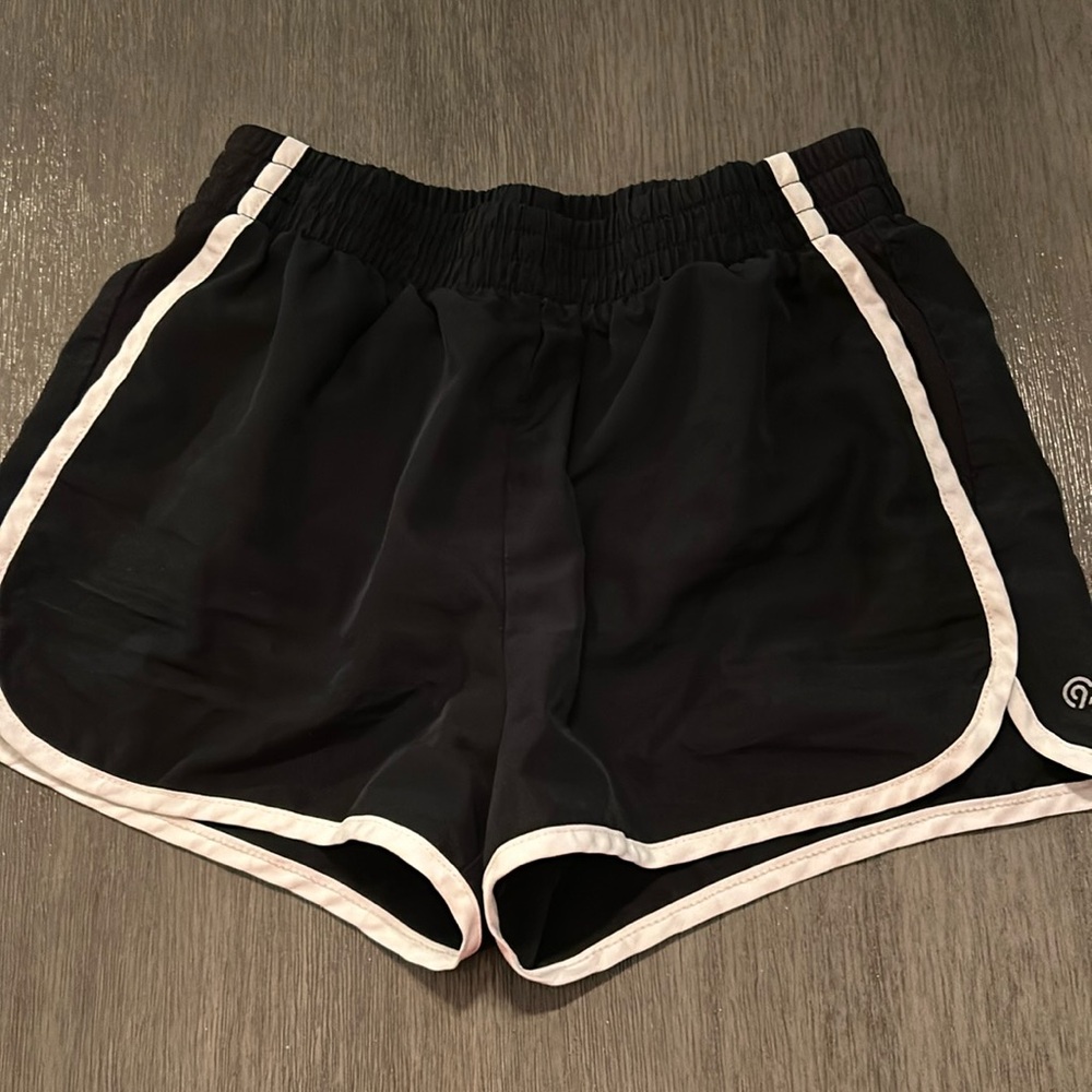 Black athletic shorts